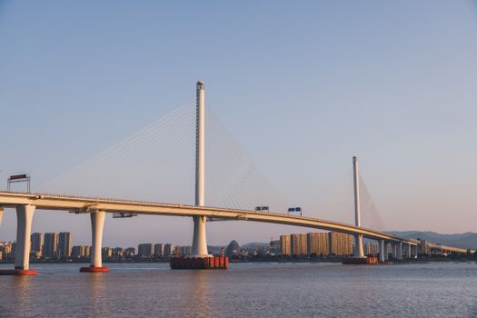 黄河大桥实景图片