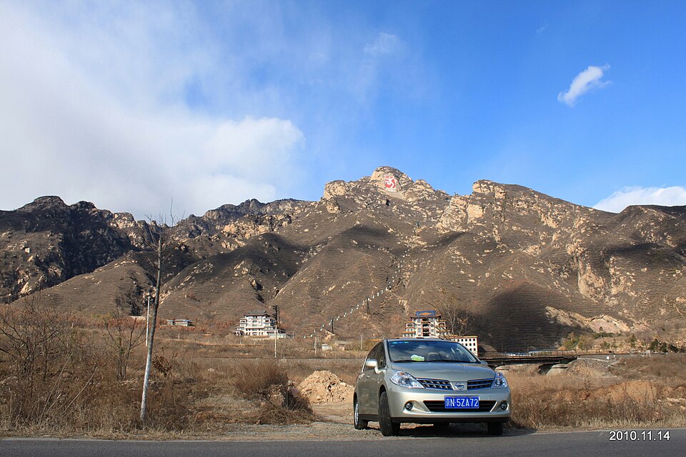 云龙涧风景区路旁实景