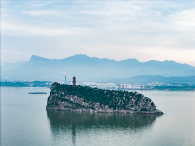 衡水湖鸟岛实景图片