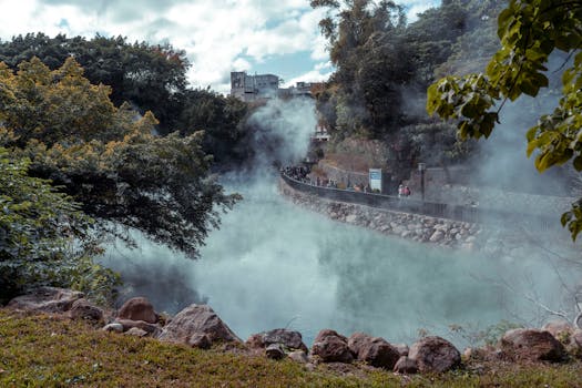 温泉县圣泉景区实景图片