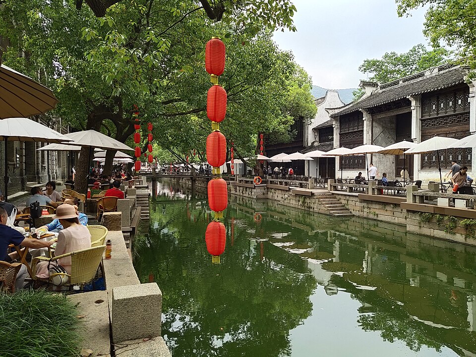 惠山古镇祠堂门楼实景图片