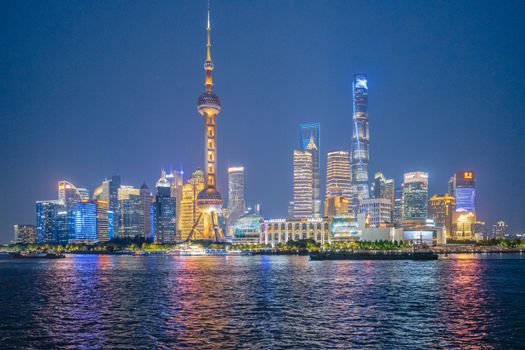 上海天际线夜景