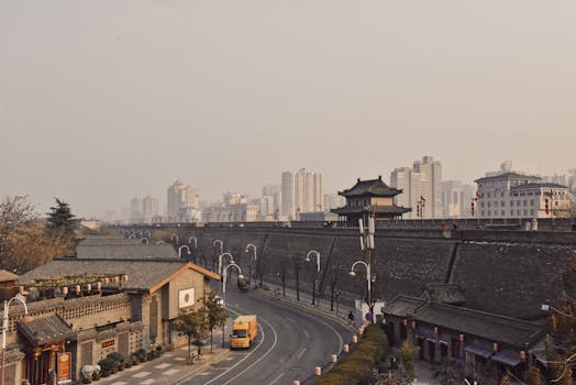 赵都邯郸古城墙旅游图片