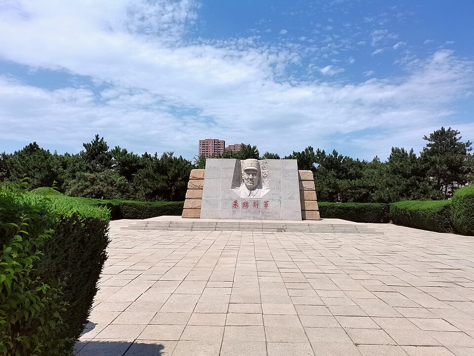 朱瑞将军纪念碑实景图片