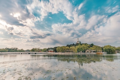 北屯市白沙湖实景图片