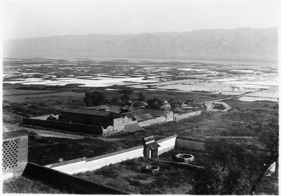 运城盐湖实景图片