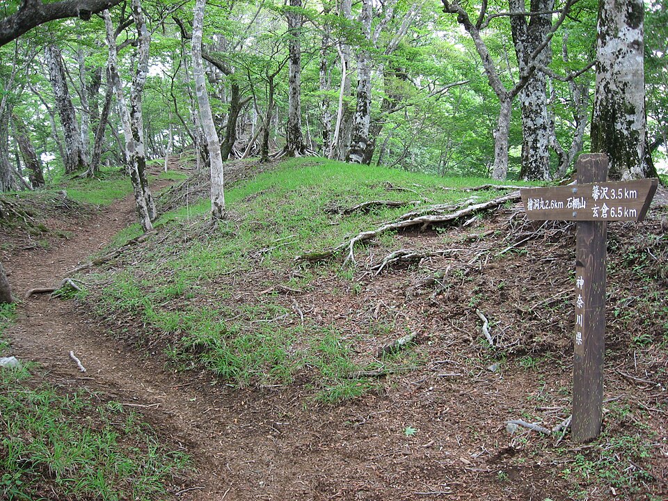 石棚山山顶全景图片