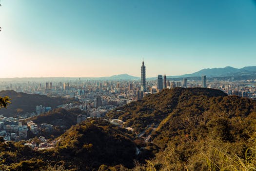 北屯市黑山嘴实景图片
