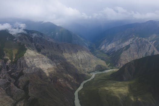 离石大土河实景图片