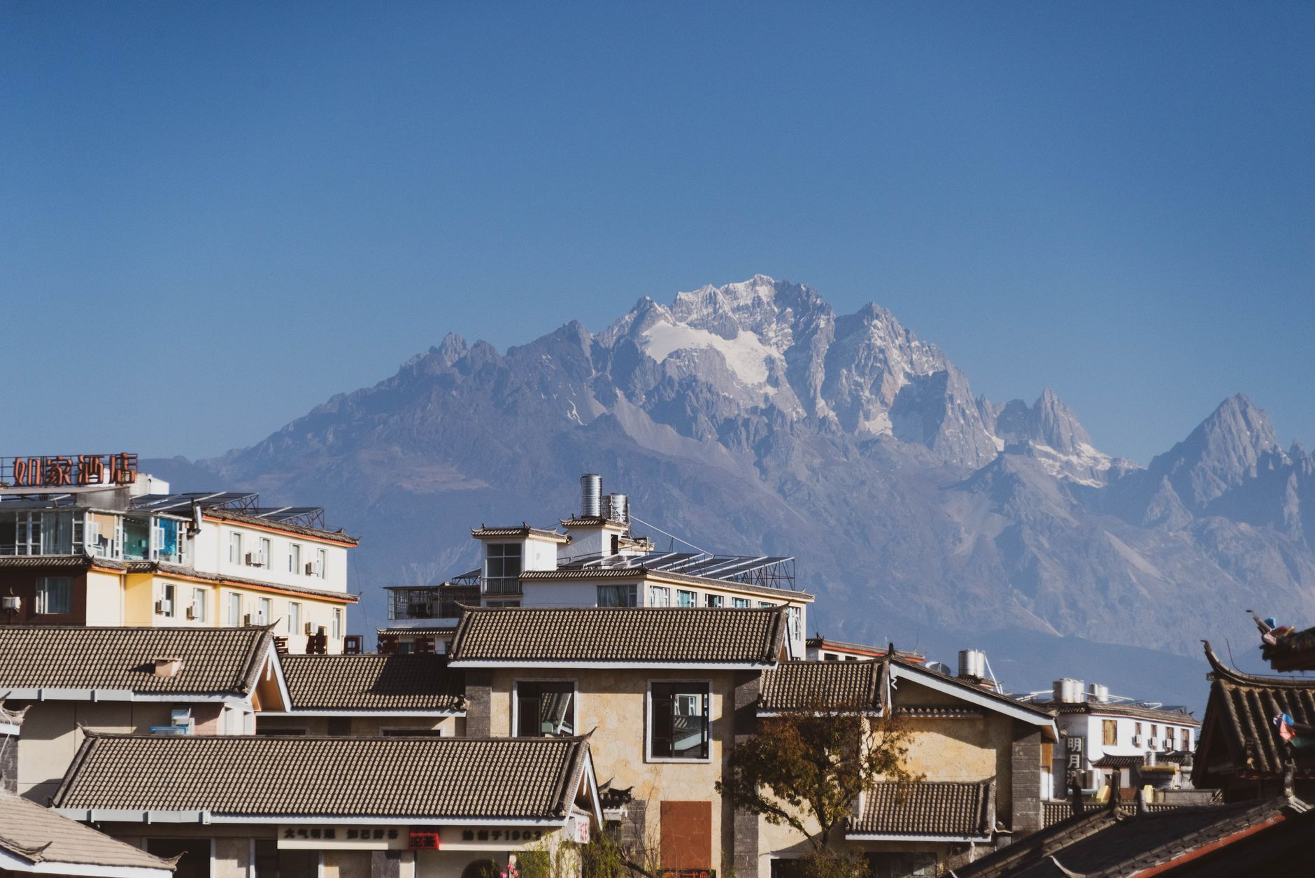 玉屏山实景图片