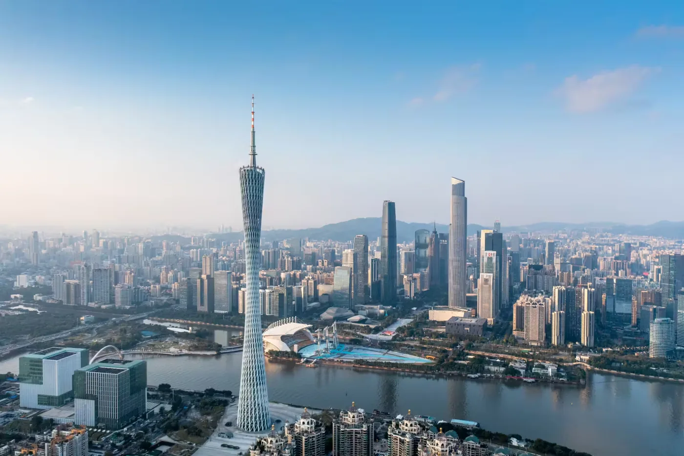 广州塔实景图片