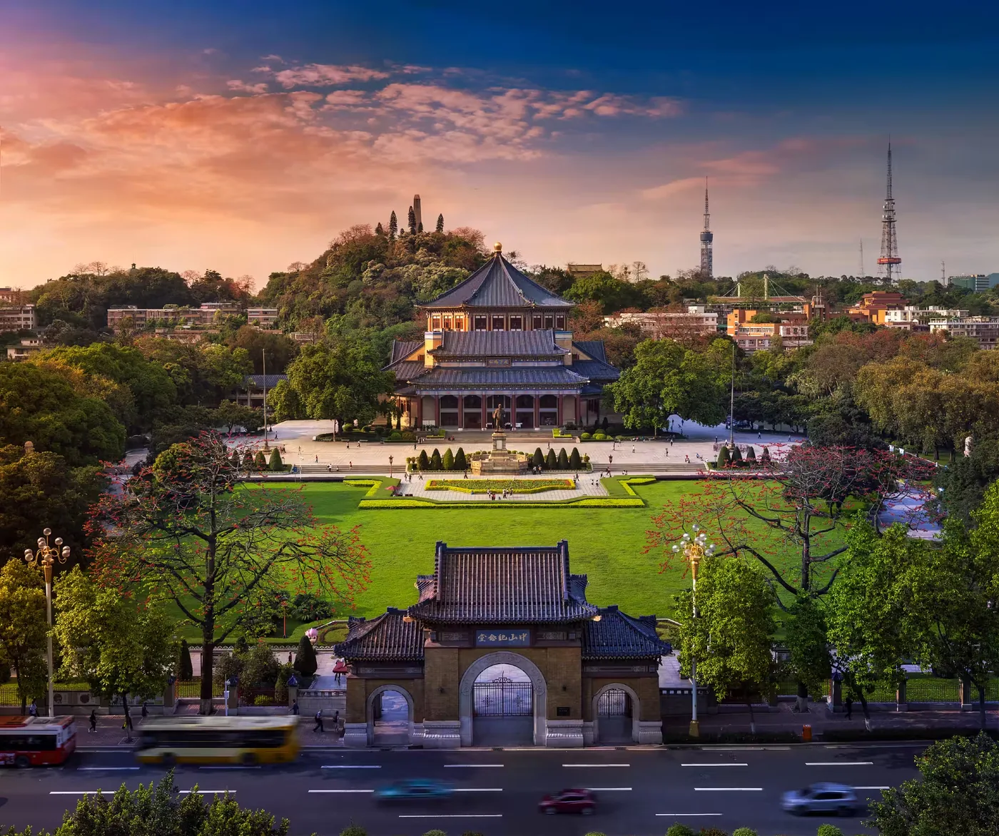 中山纪念堂实景图片