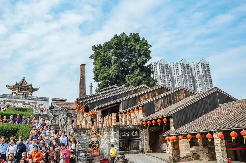 南风古灶实景图片
