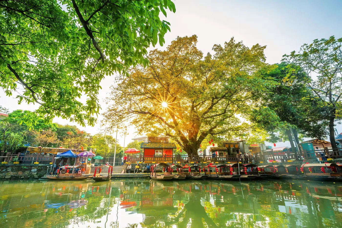 逢简水乡实景图片