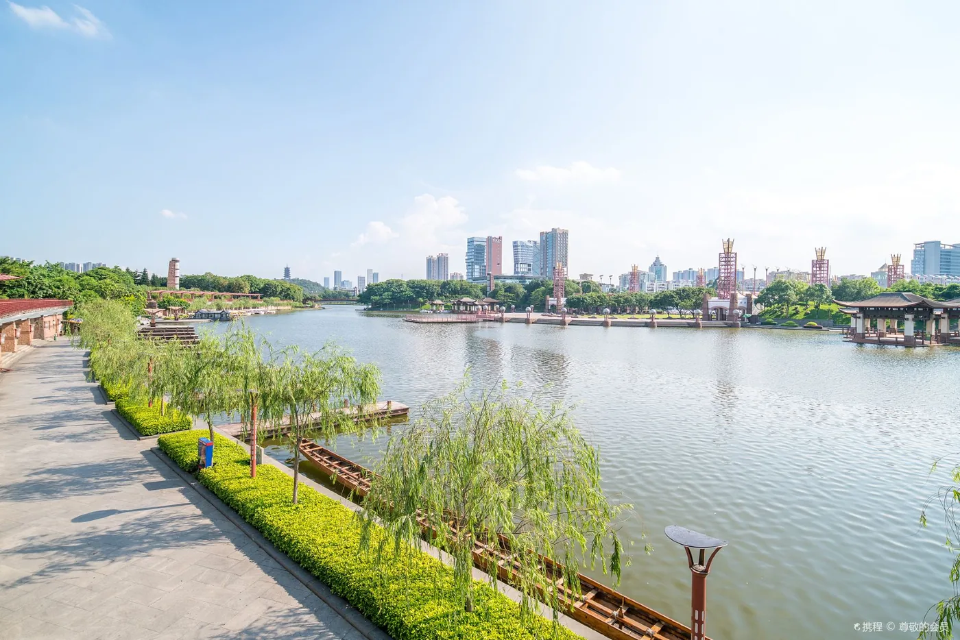 千灯湖风景图片