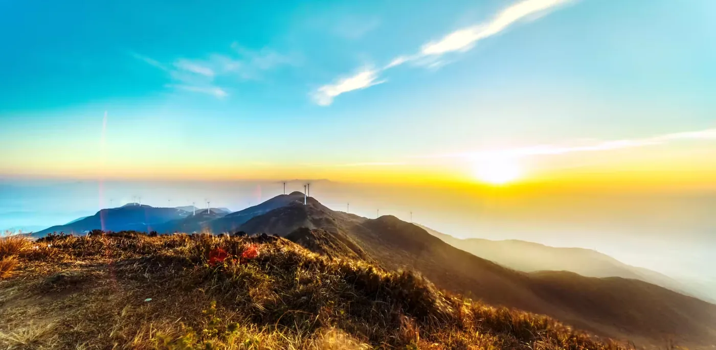 浮山岭实景图片