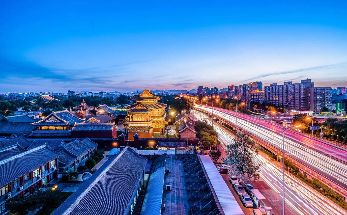 雍和宫风景图片