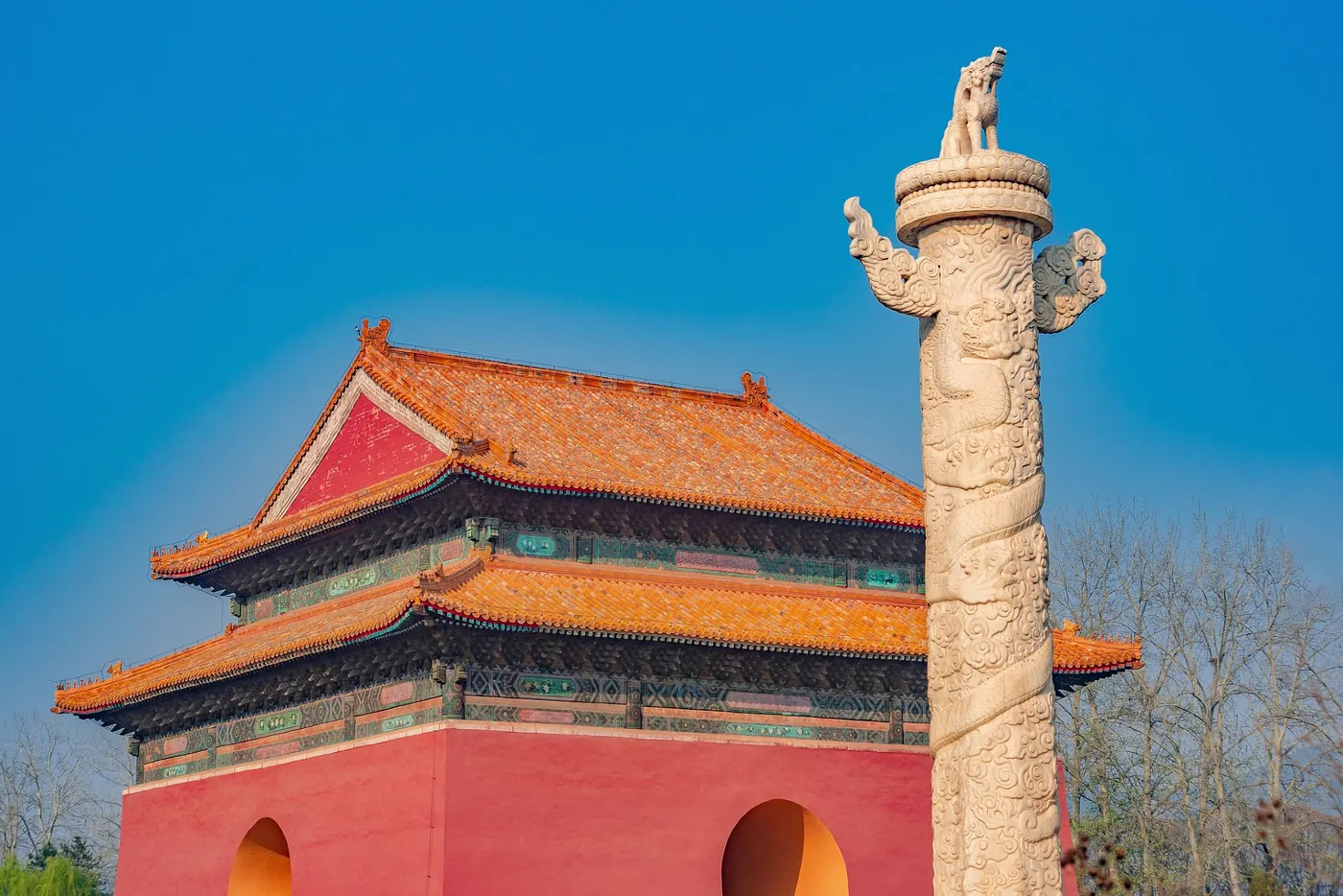 明十三陵风景图片