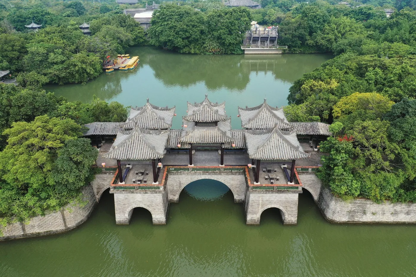 粤晖园风景图片
