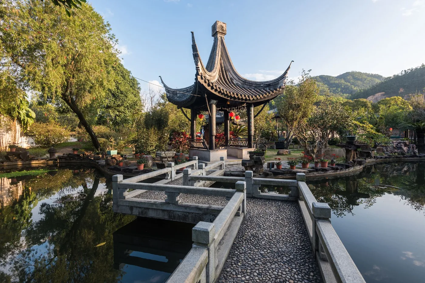 中山詹园风景图片