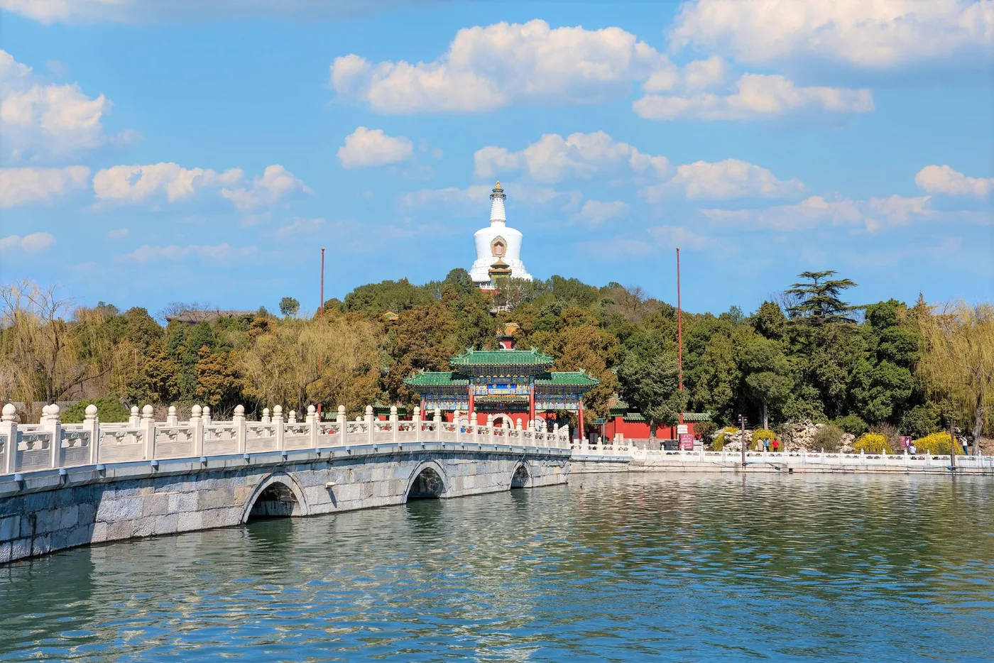 北海公园实景图片