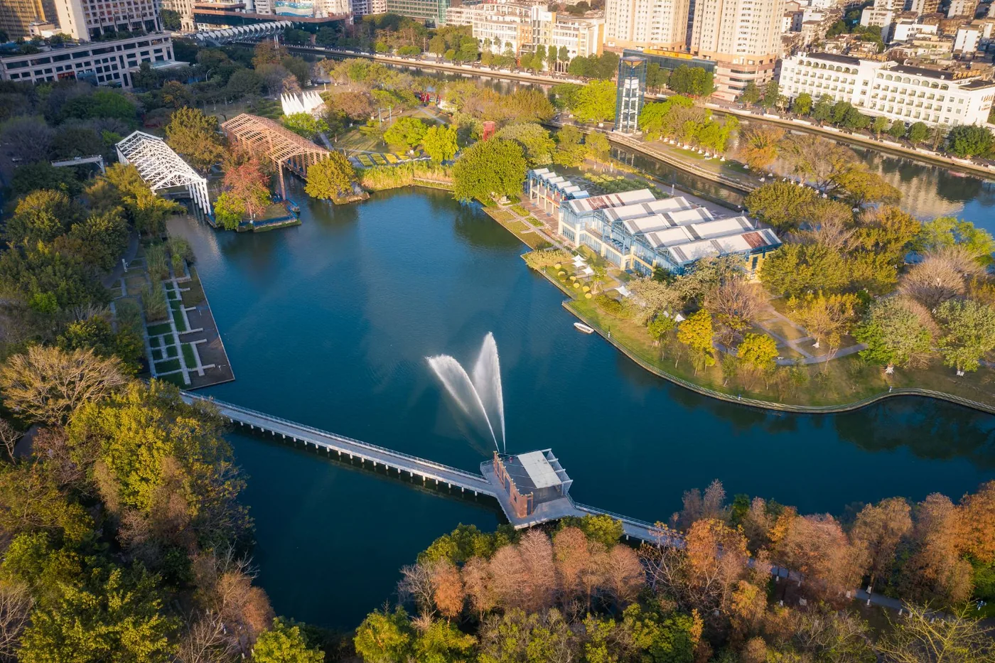 岐江公园风景图片