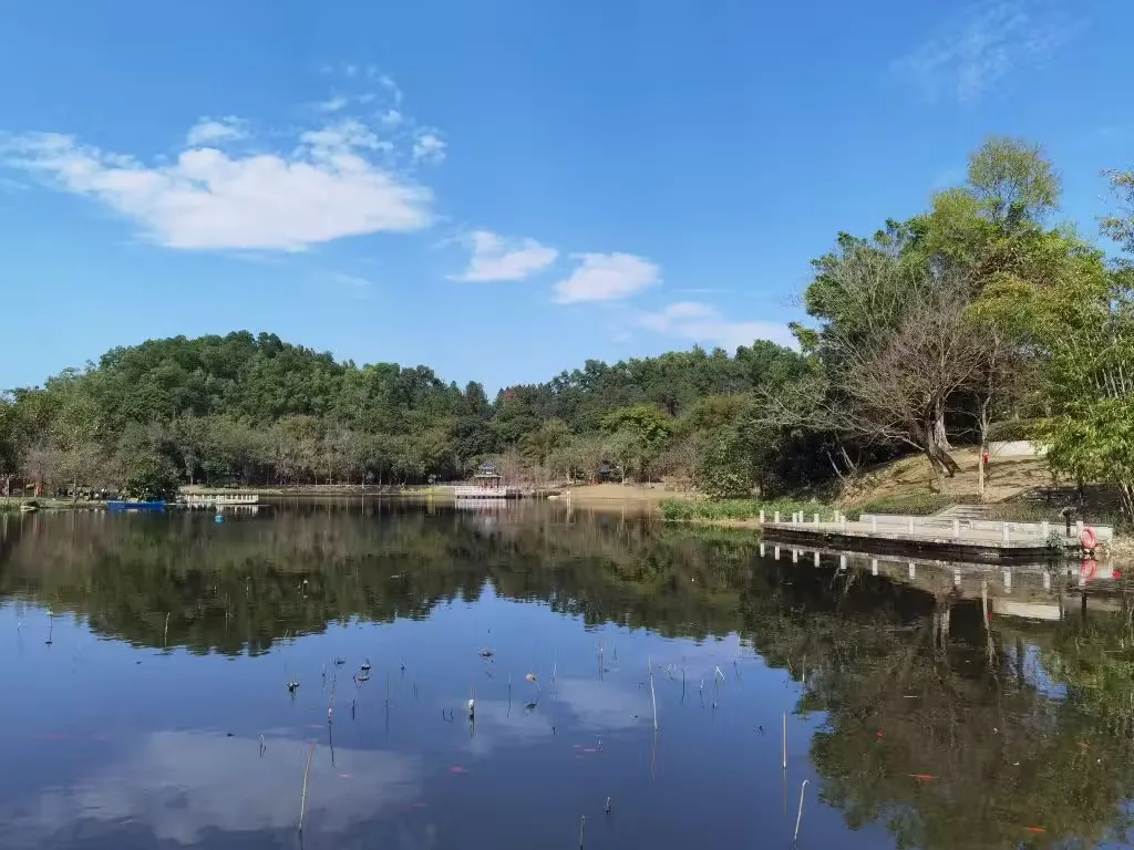 龙潭湖实景图片