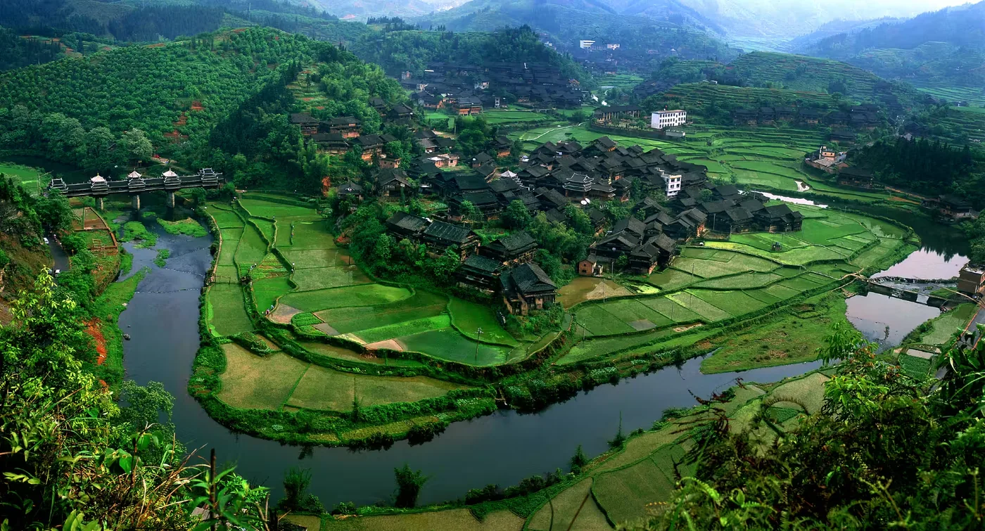 程阳八寨风景图片