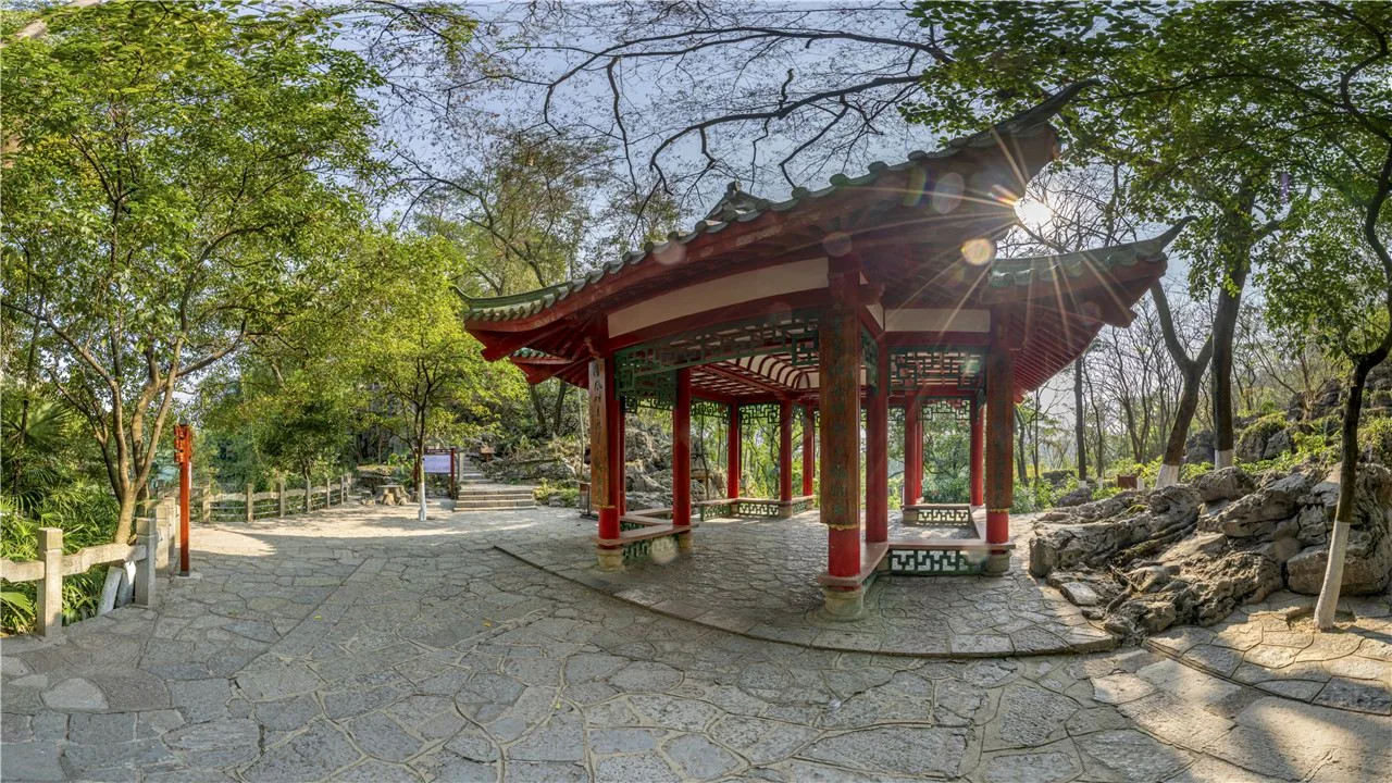 叠彩山风景图片