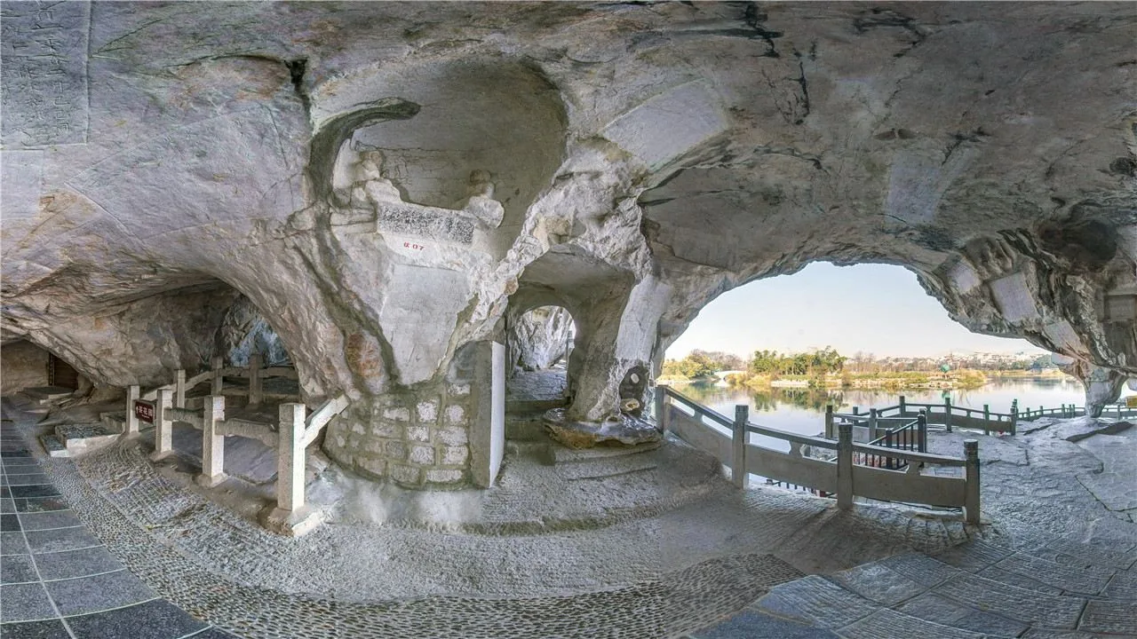 伏波山风景图片