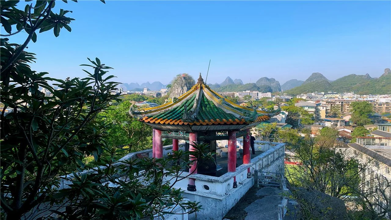 伏波山风景图片