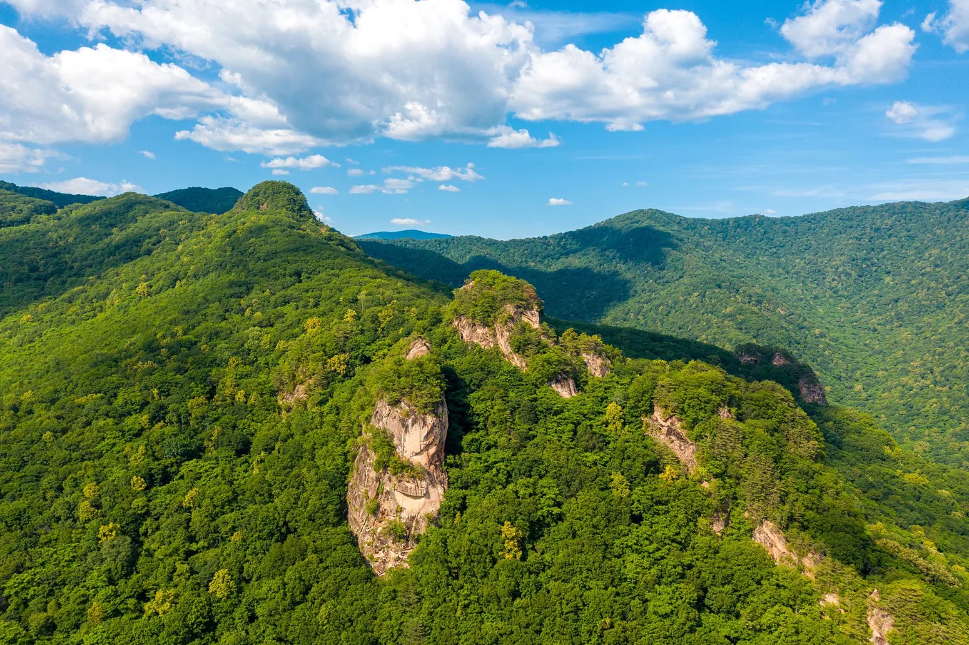 五女峰国家森林公园实景图片