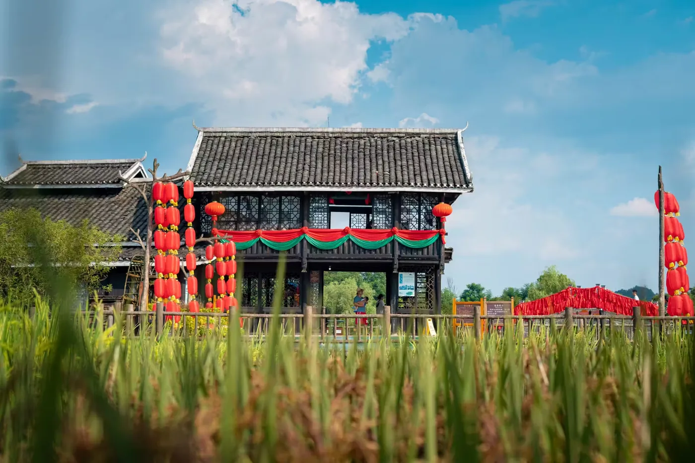 世外桃源实景图片