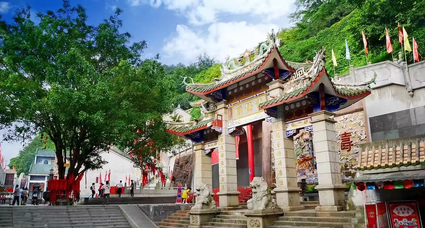 梧州龙母庙实景图片