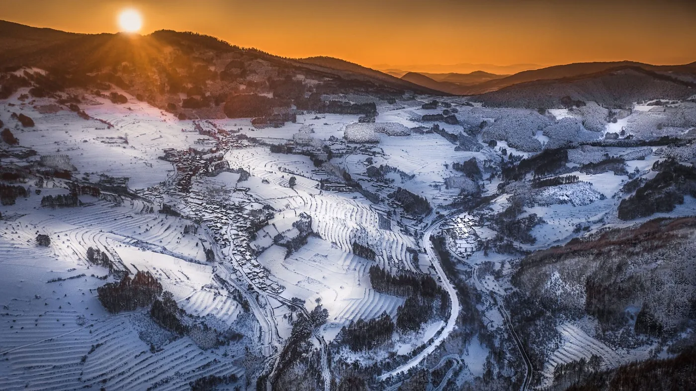 青山湖风景区风景图片