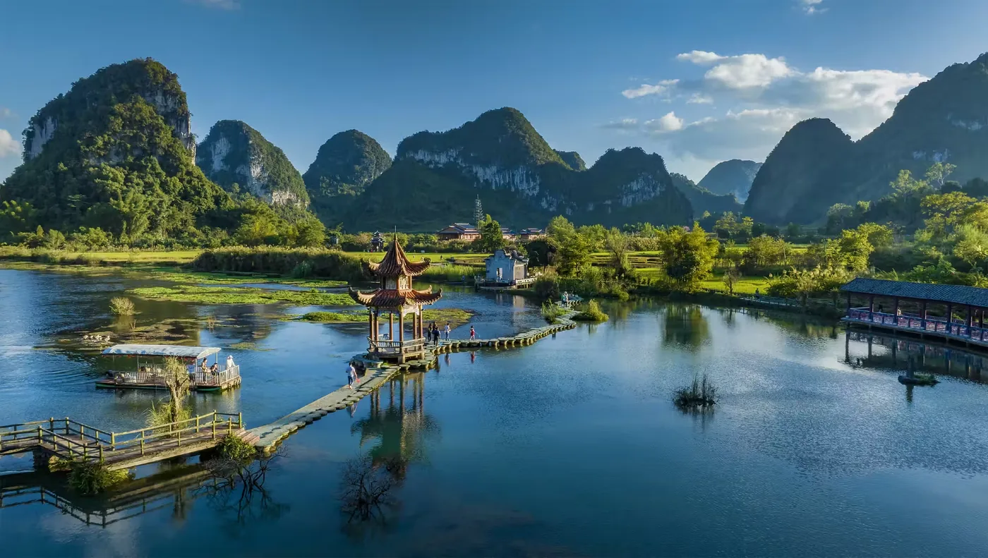 鹅泉实景图片
