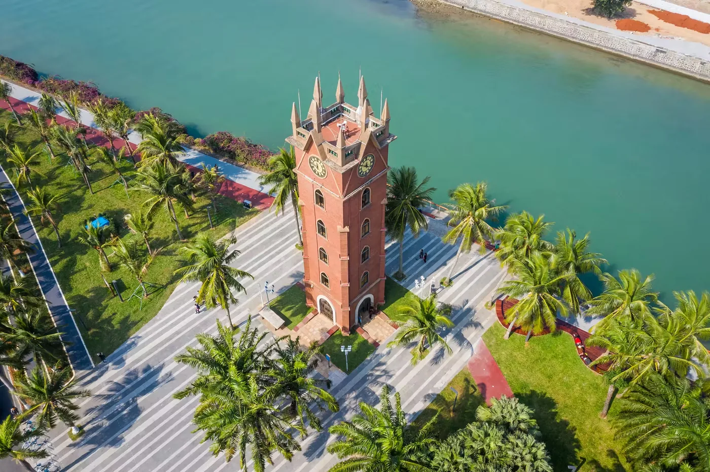 海口钟楼实景图片