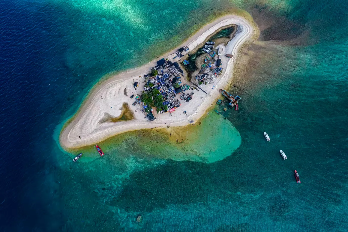 鸭公岛风景图片