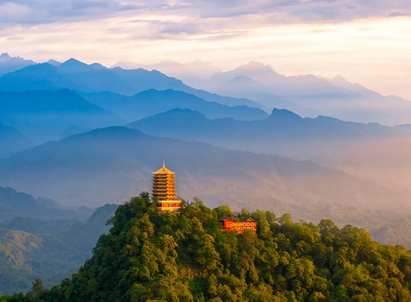 青城山风景图片