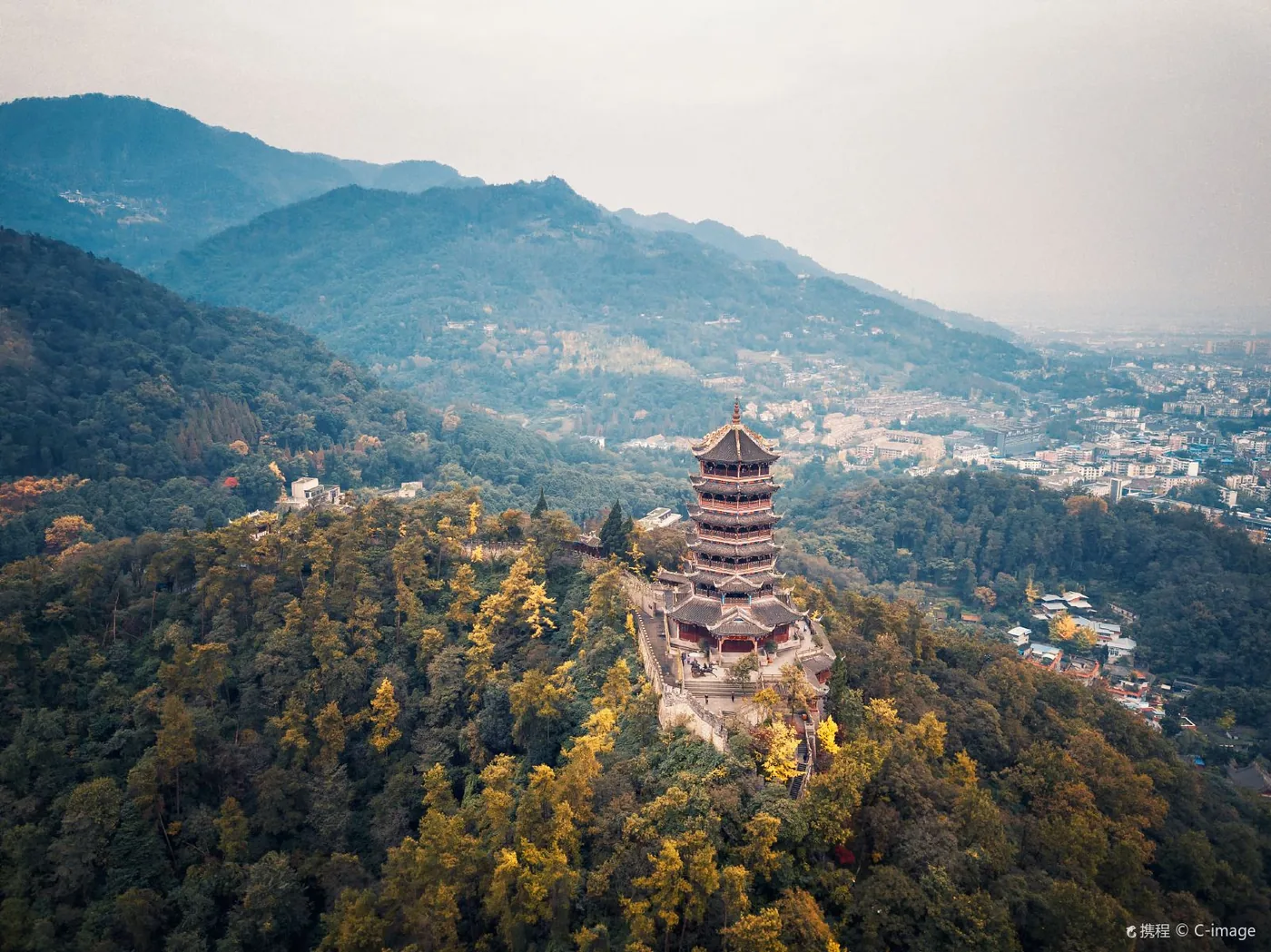 都江堰风景图片