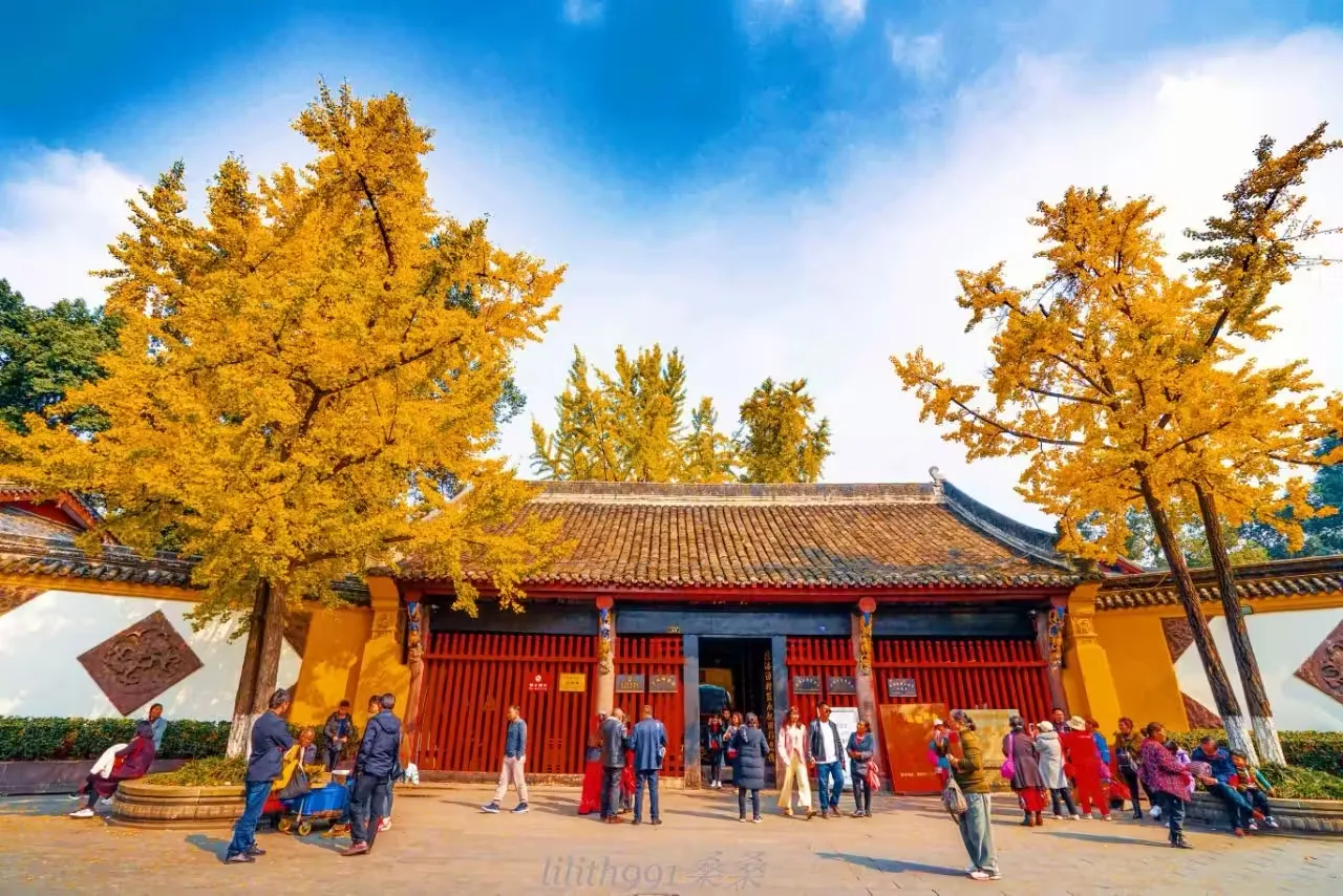 文殊院实景图片