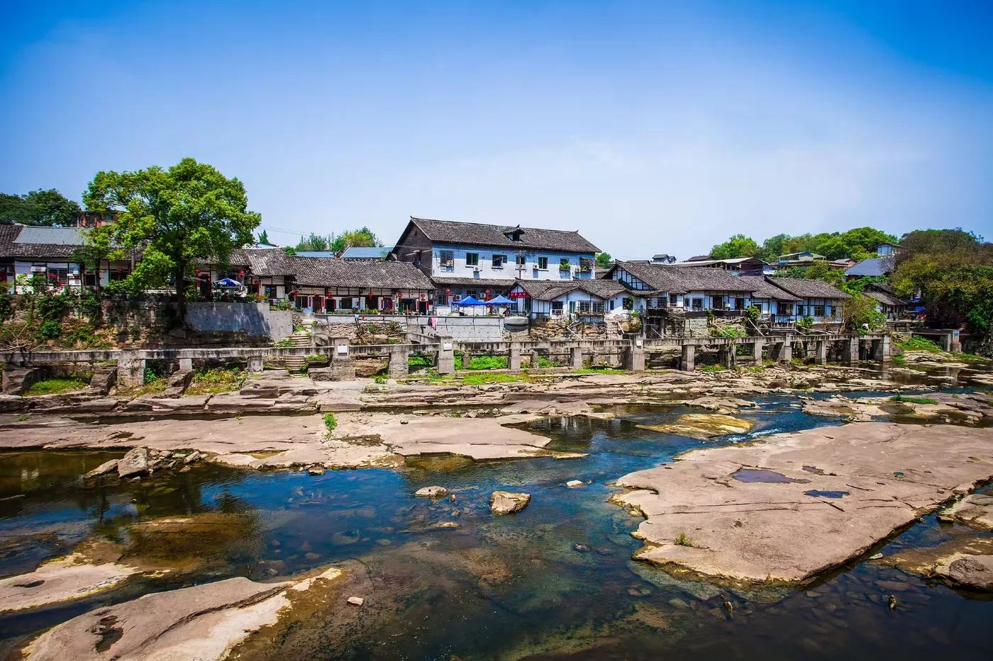 艾叶古镇实景图片