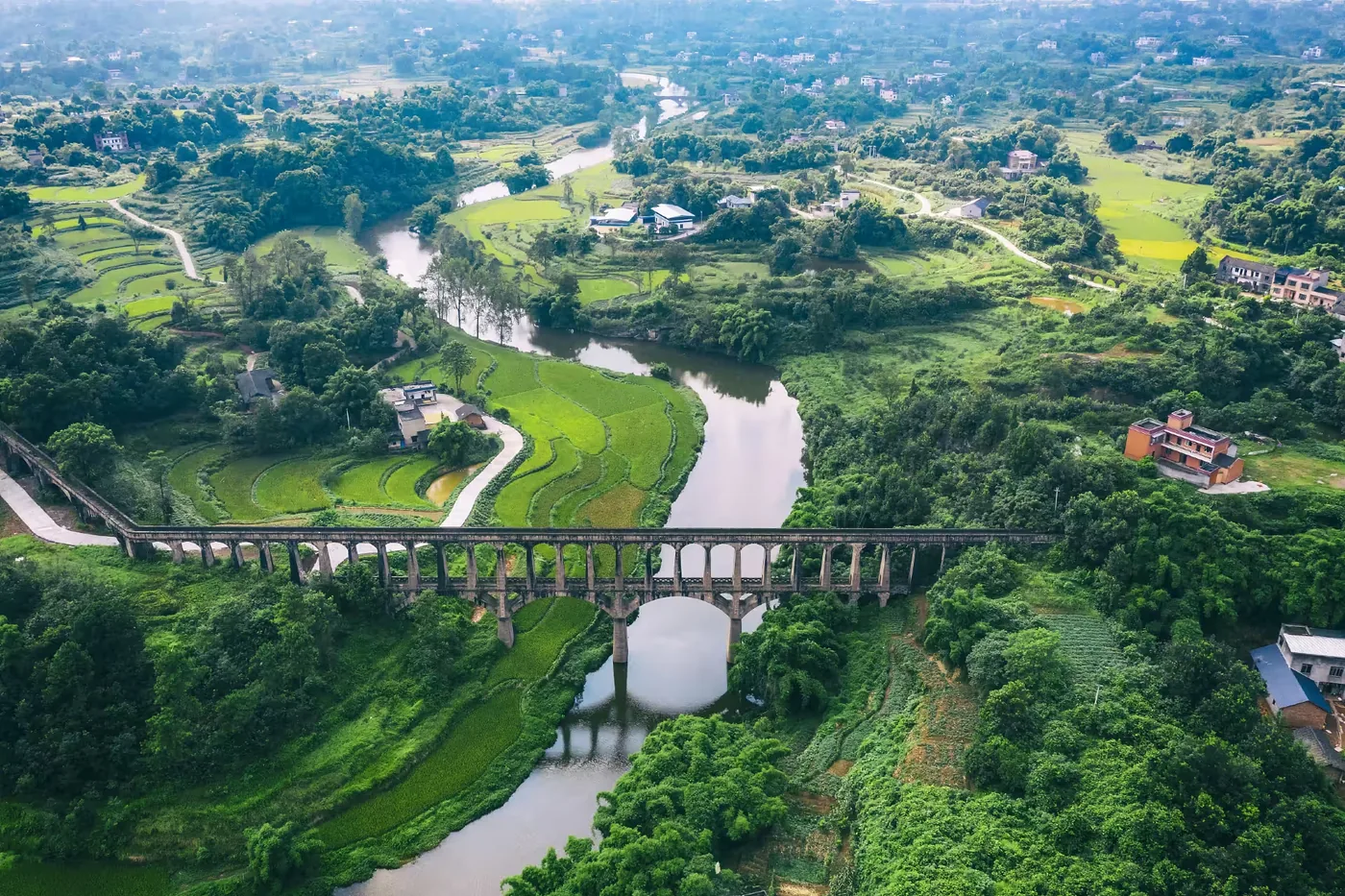 龙脑桥风景图片