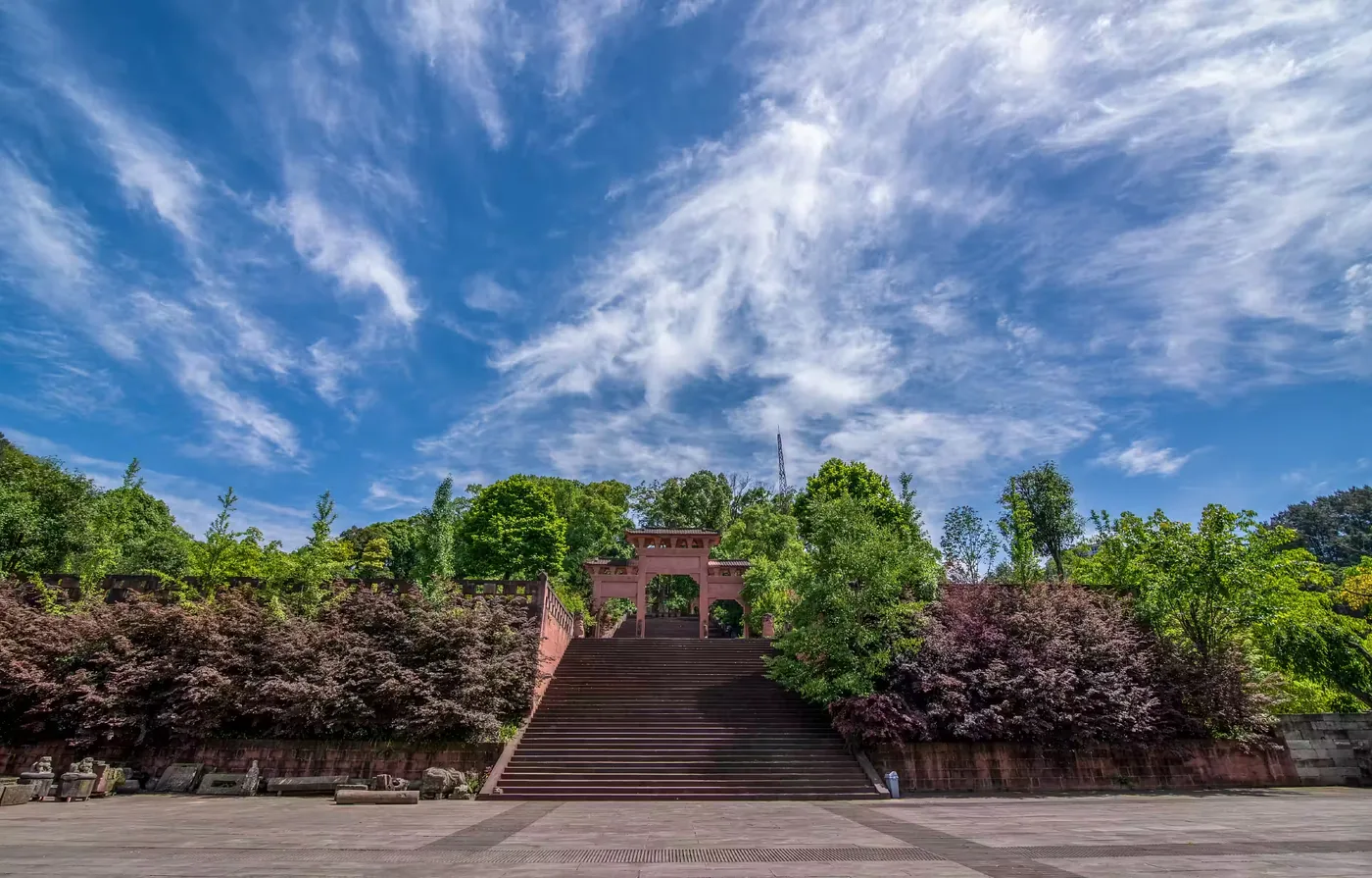 尧坝古镇风景图片