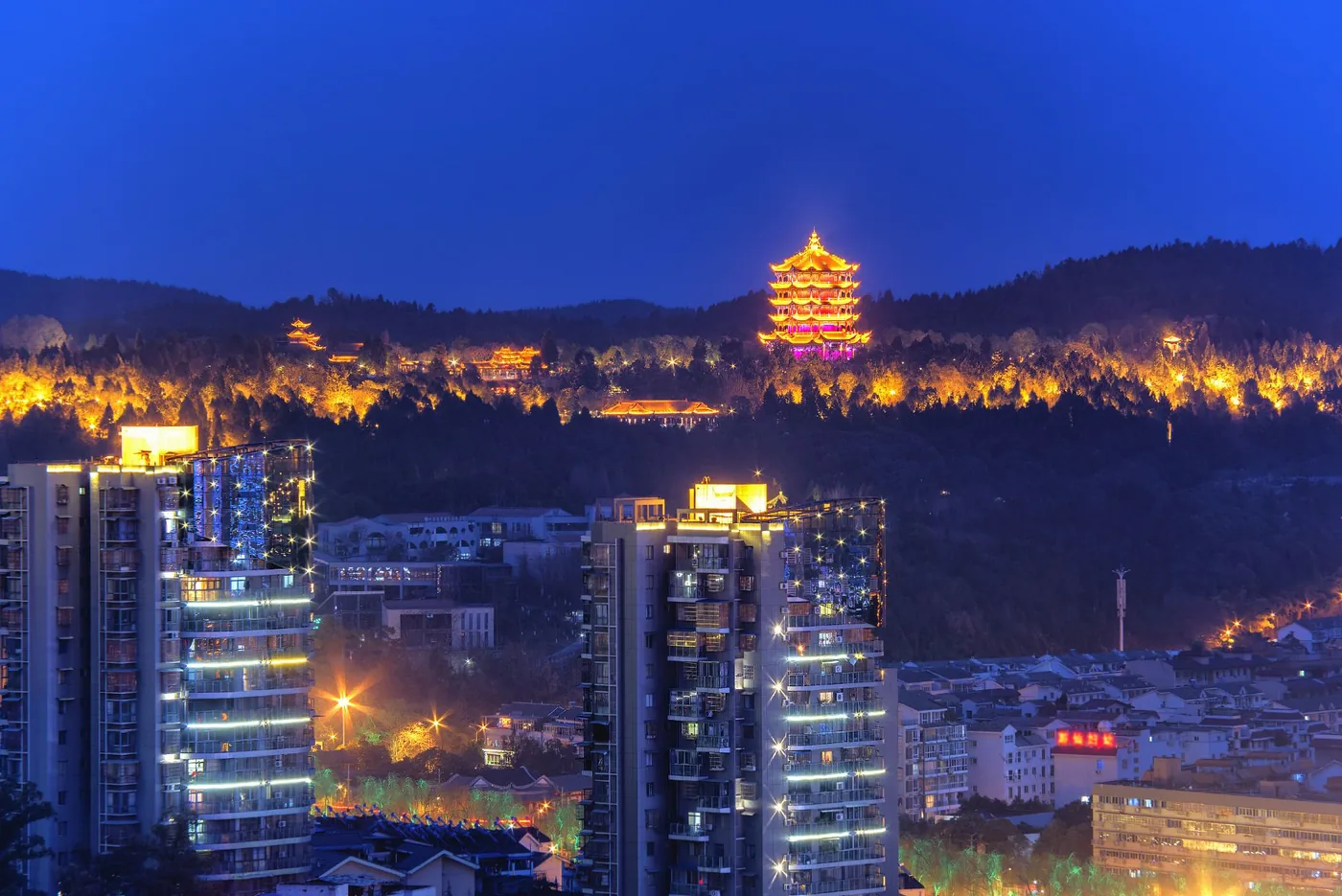 富乐山风景图片