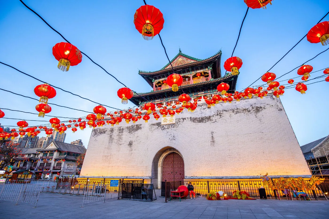 天津鼓楼实景图片