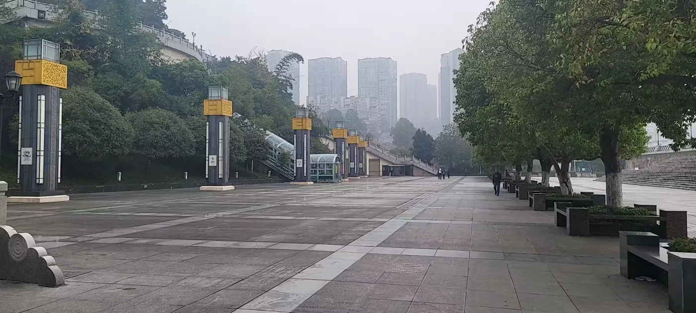 渠江公园实景图片