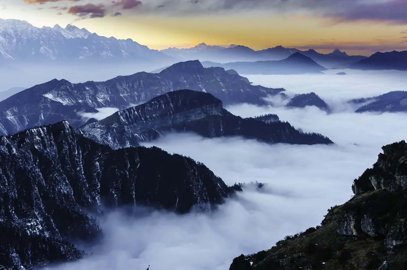 牛背山风景图片