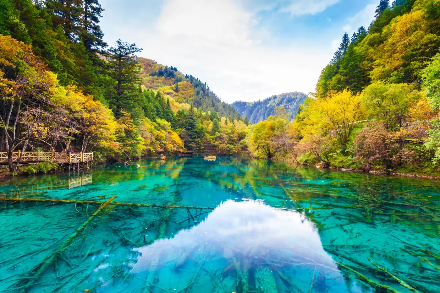 九寨沟风景图片