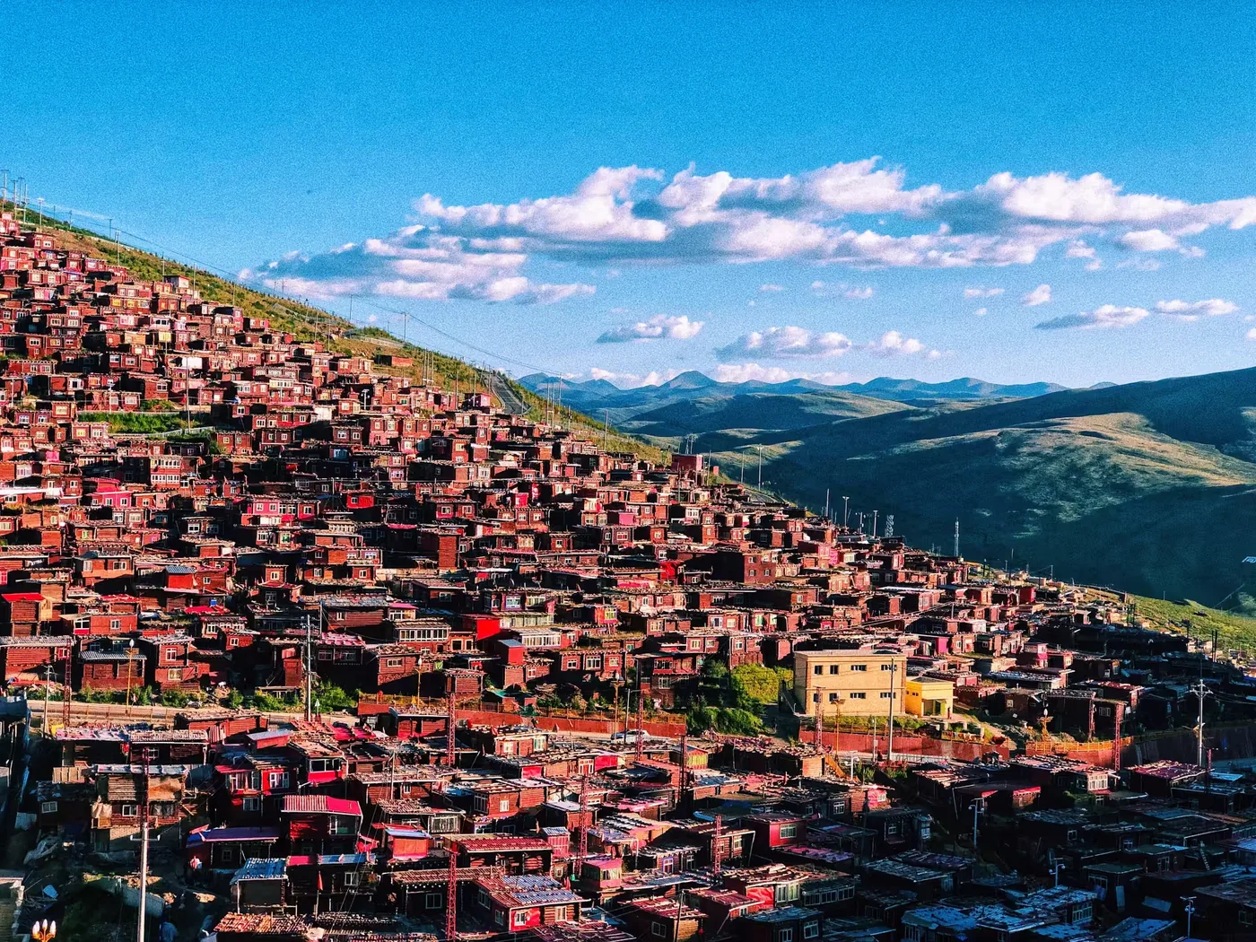 色达喇荣五明佛学院风景图片